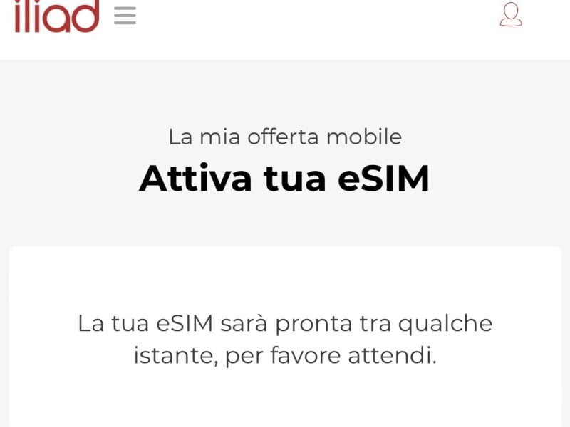 ESIM di Iliad