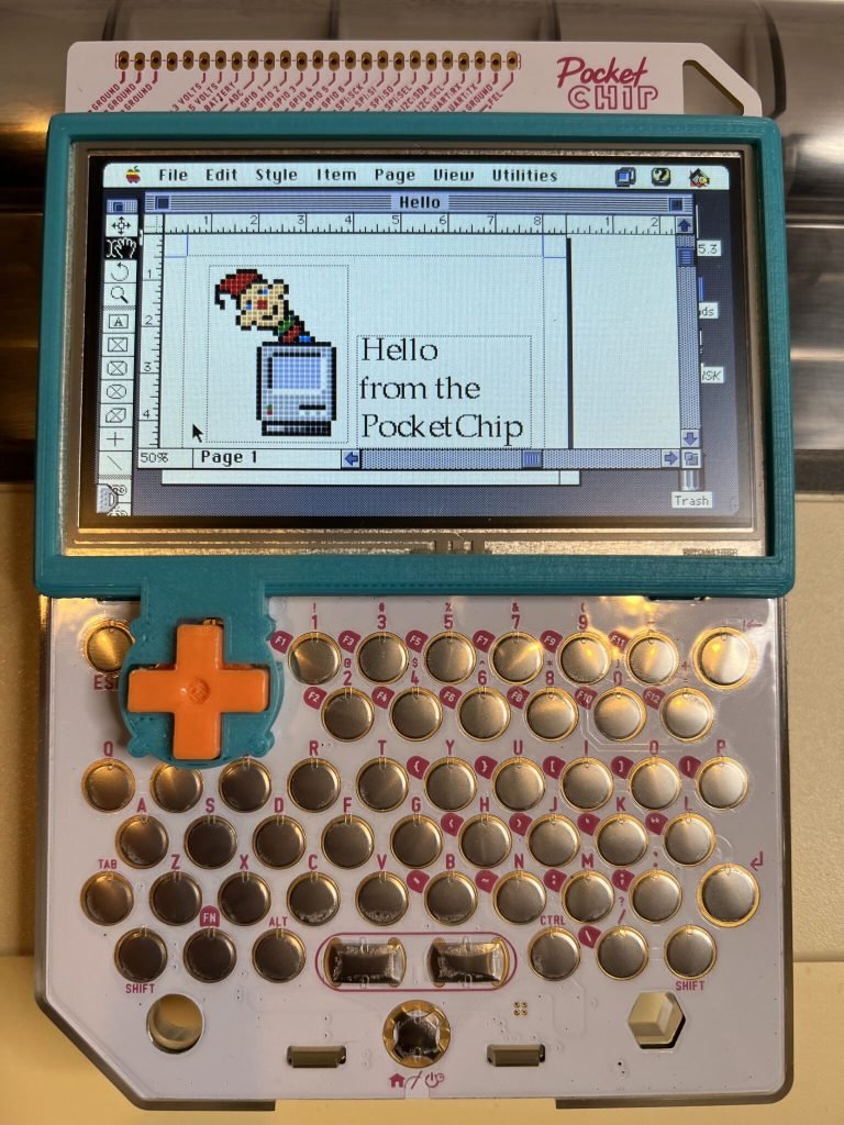 PocketCHIP ポータブルコンピューター Linuxマシン