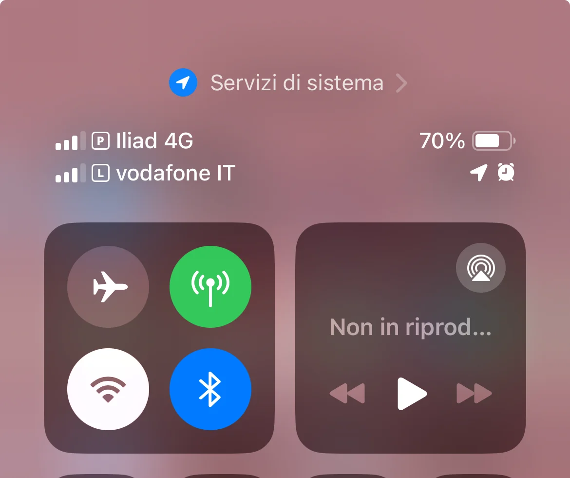 La eSIM di Iliad attiva contemporaneamente alla SIM fisica di Vodafone