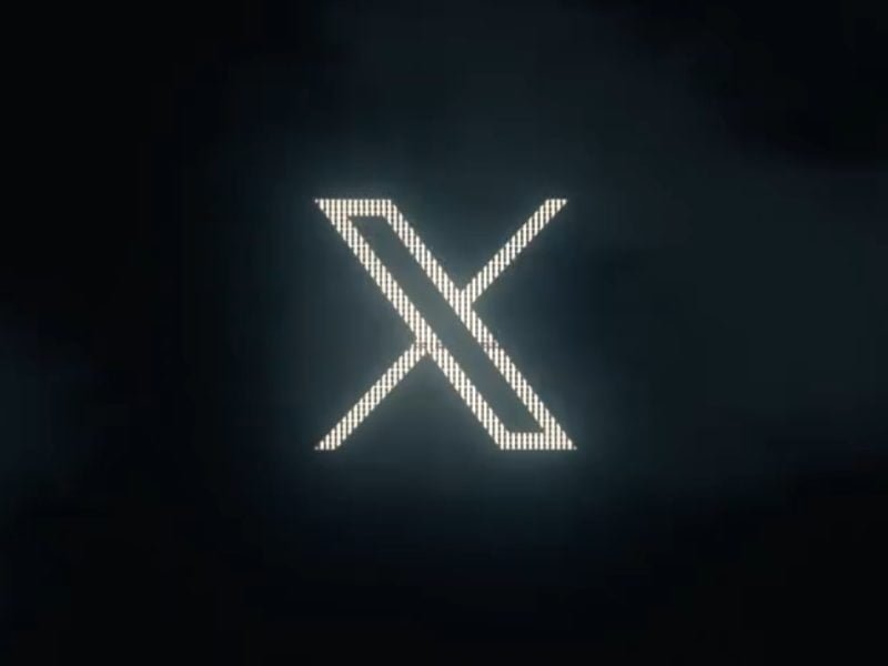 La X al posto di Twitter