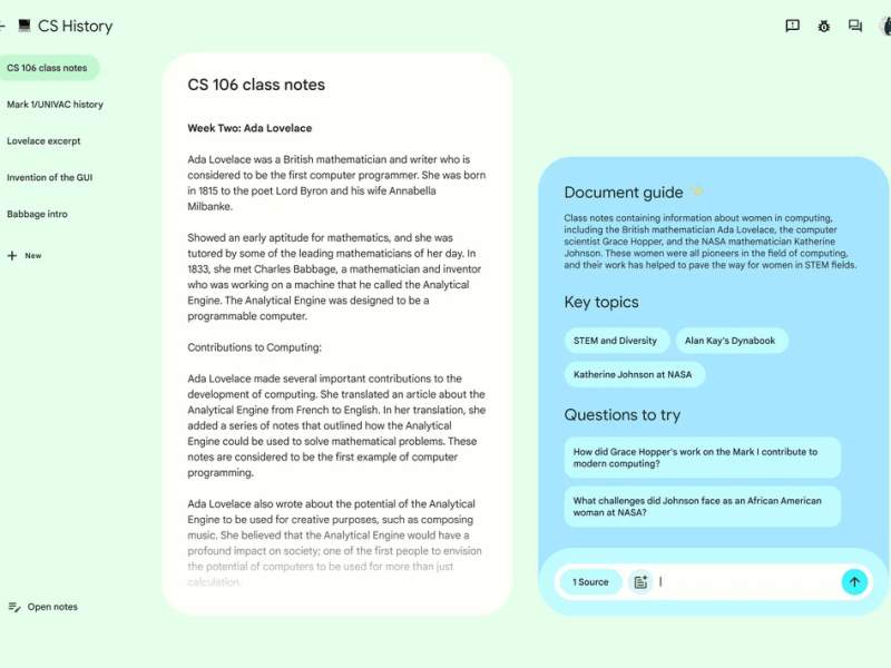 Google lancia NotebookLM: un nuovo taccuino supportato da AI 4 NotebookNL