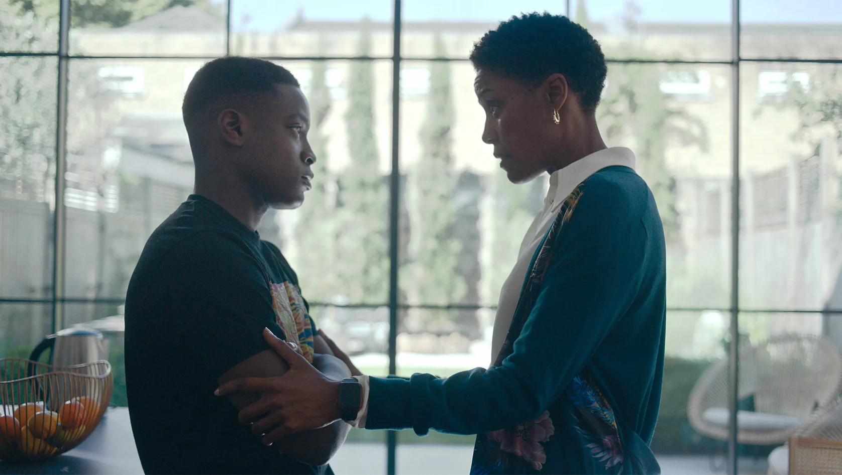 Jude Cudjoe e Christine Adams