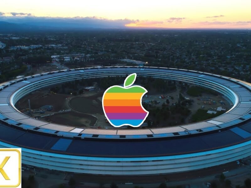 apple park mid june 2017 sunset