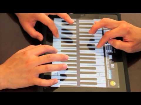 duet piano on ipad somewhere ove