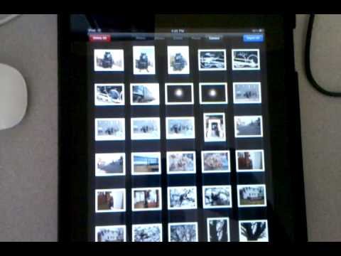 ipad camera connection kit demo