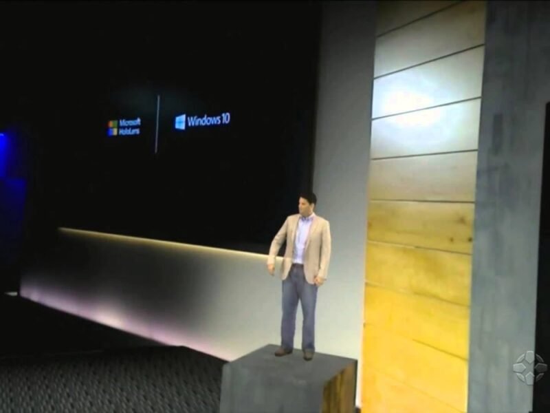 microsofts hololens live demonst