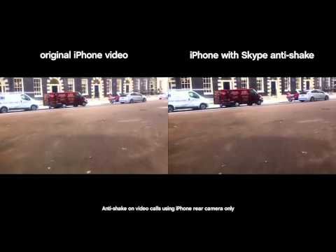 skype for iphone anti shake vide