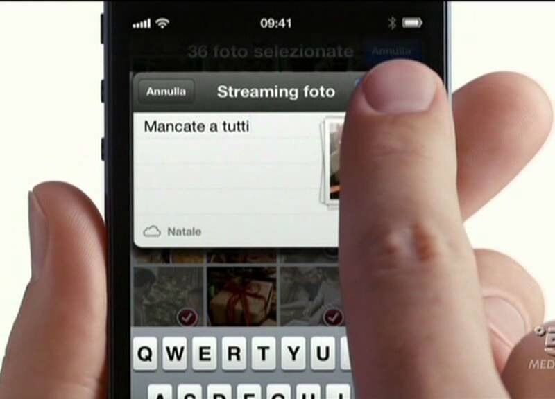 spot natalizio delliphone 5 con