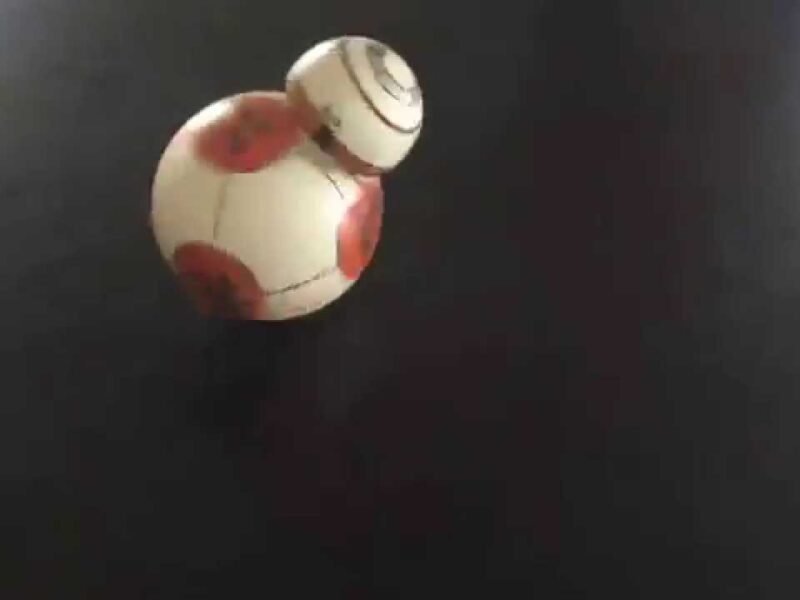 star wars bb 8 droid made from a