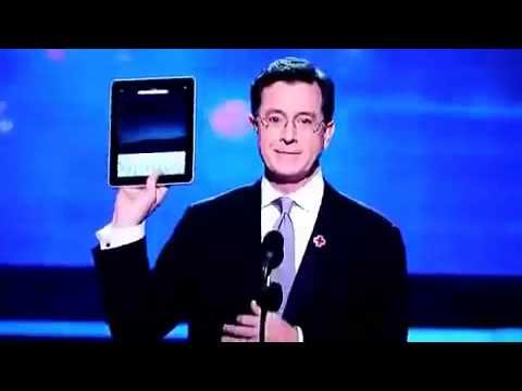 Stephen Colbert e David Letterman hanno il loro iPad 1 Stephen Colbert