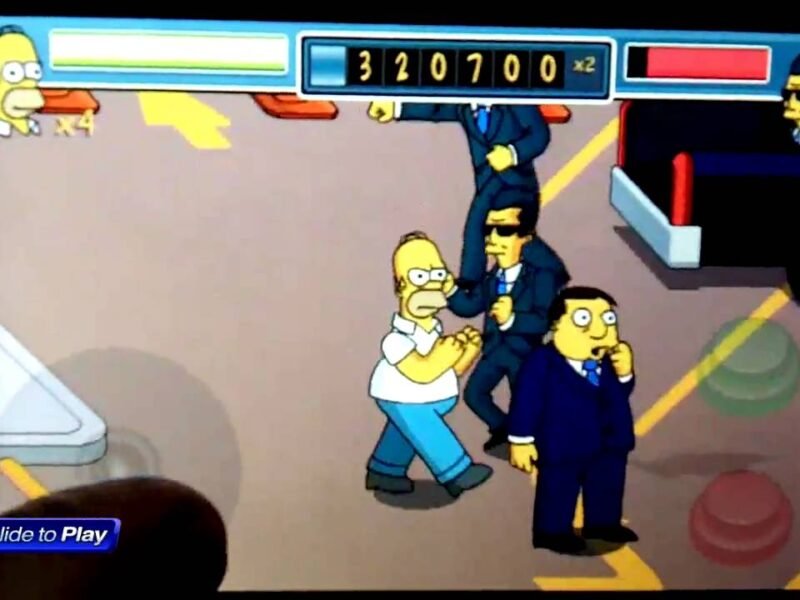 the simpsons arcade iphone game