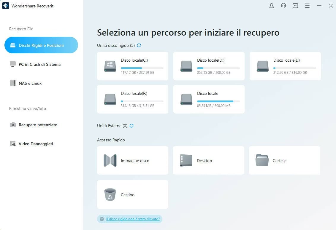Come Prevenire la Perdita di Dati: Guida Completa a Backup, Software e Best Practice 1 Wondershare Recoverit