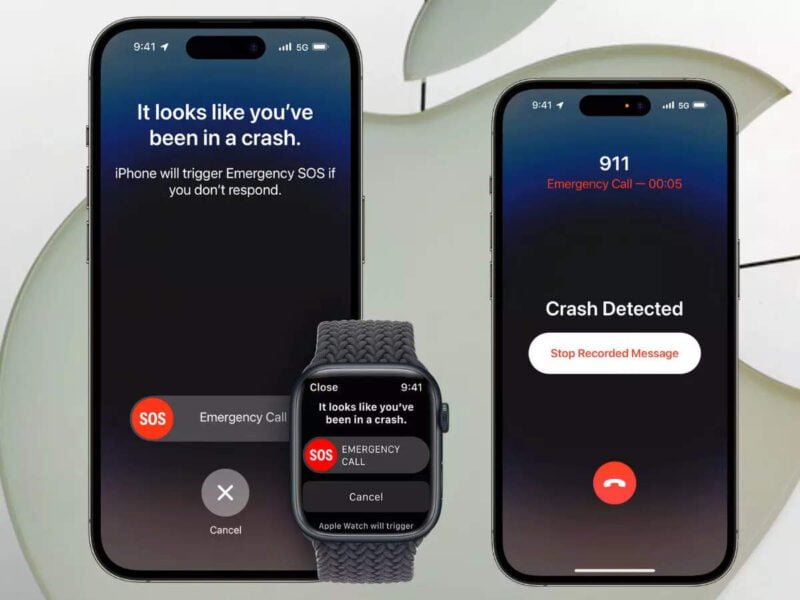 La funzione di rilevamento degli incidenti di Apple