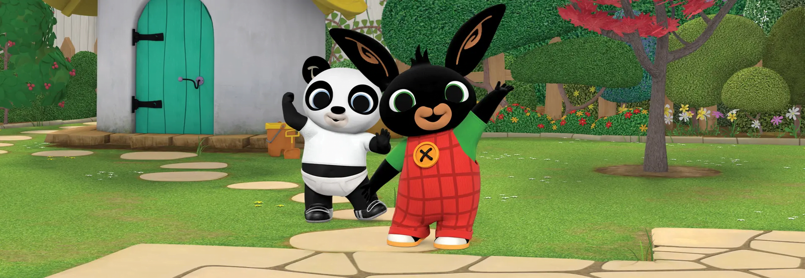 Il noto personaggio Bing e il suo amico Pando