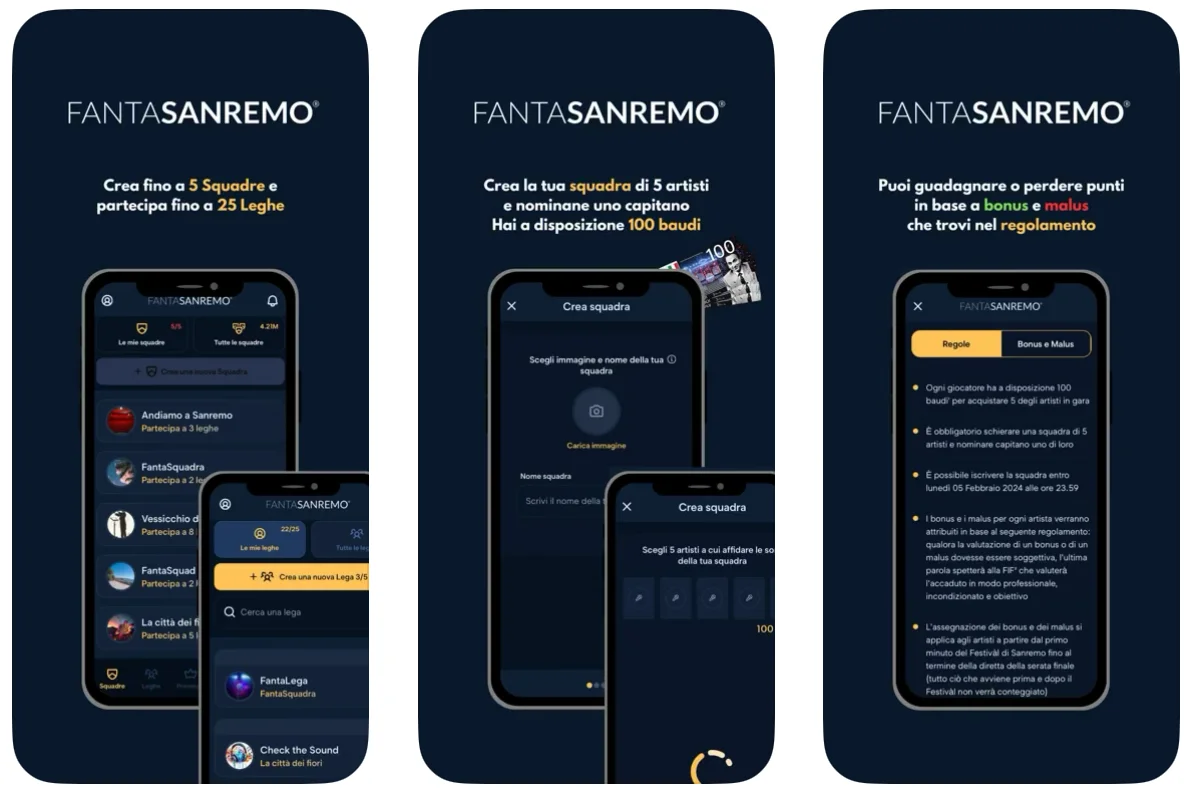 Fantasanremo 2024: Un Profondo Tuffo Nell'App e Il Festival 1 Fantasanremo 2024