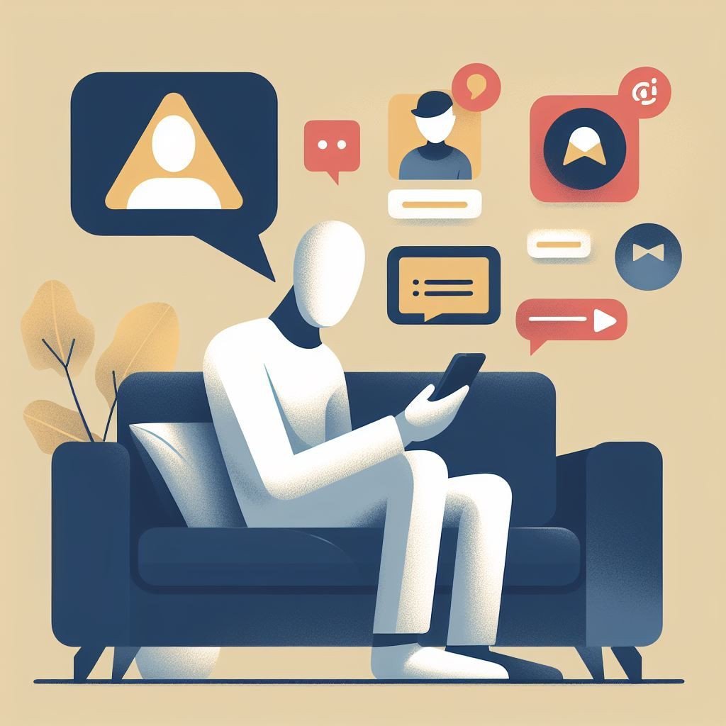 Utenti e notifiche | Immagine creata da Bing