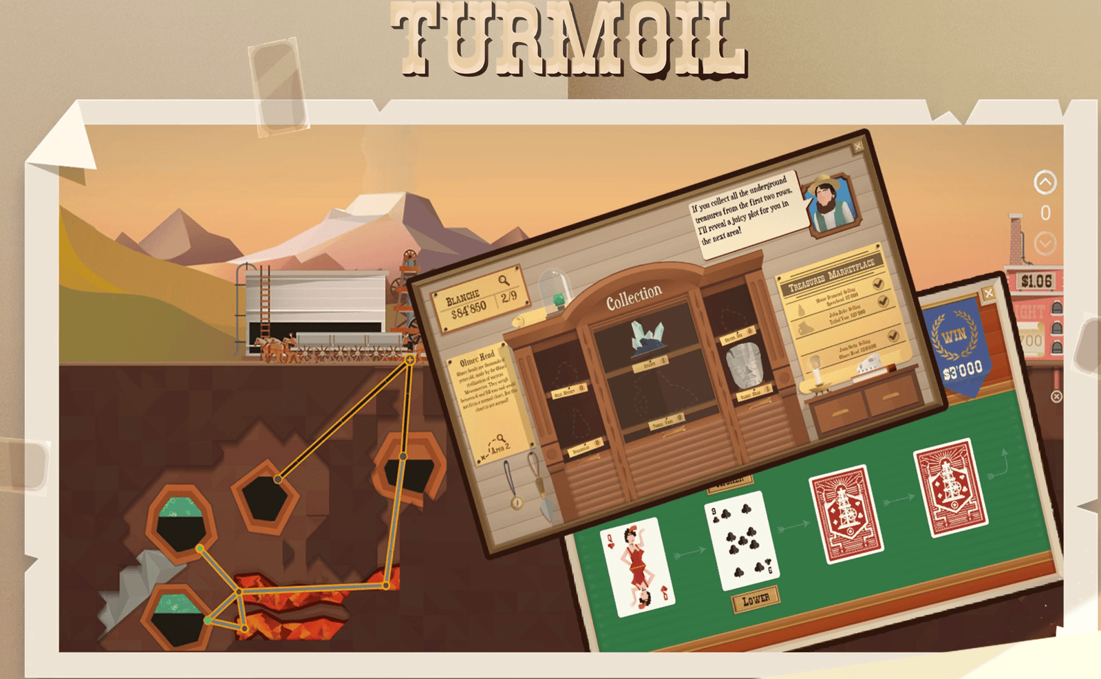 Turmoil iOS: Simulazione strategica nella corsa all'oro nero 1 Il gioco di strategia Turmoil