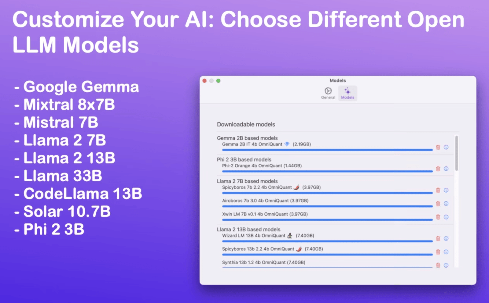 Trasforma il tuo dispositivo in un potente AI con Private LLM per macOS e iOS 1 private llm