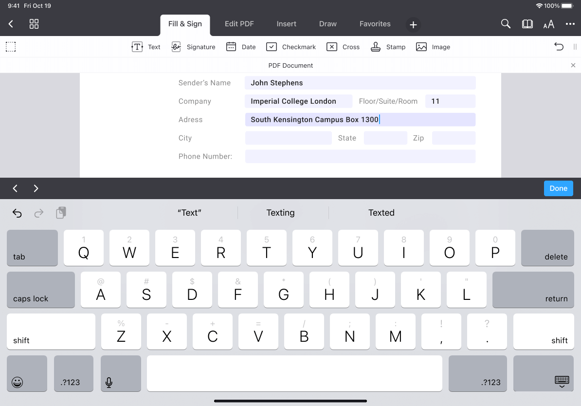PDF Expert: Perché è l'editor PDF definitivo per Mac e iOS 1 La compilazione dei form in PDF Expert