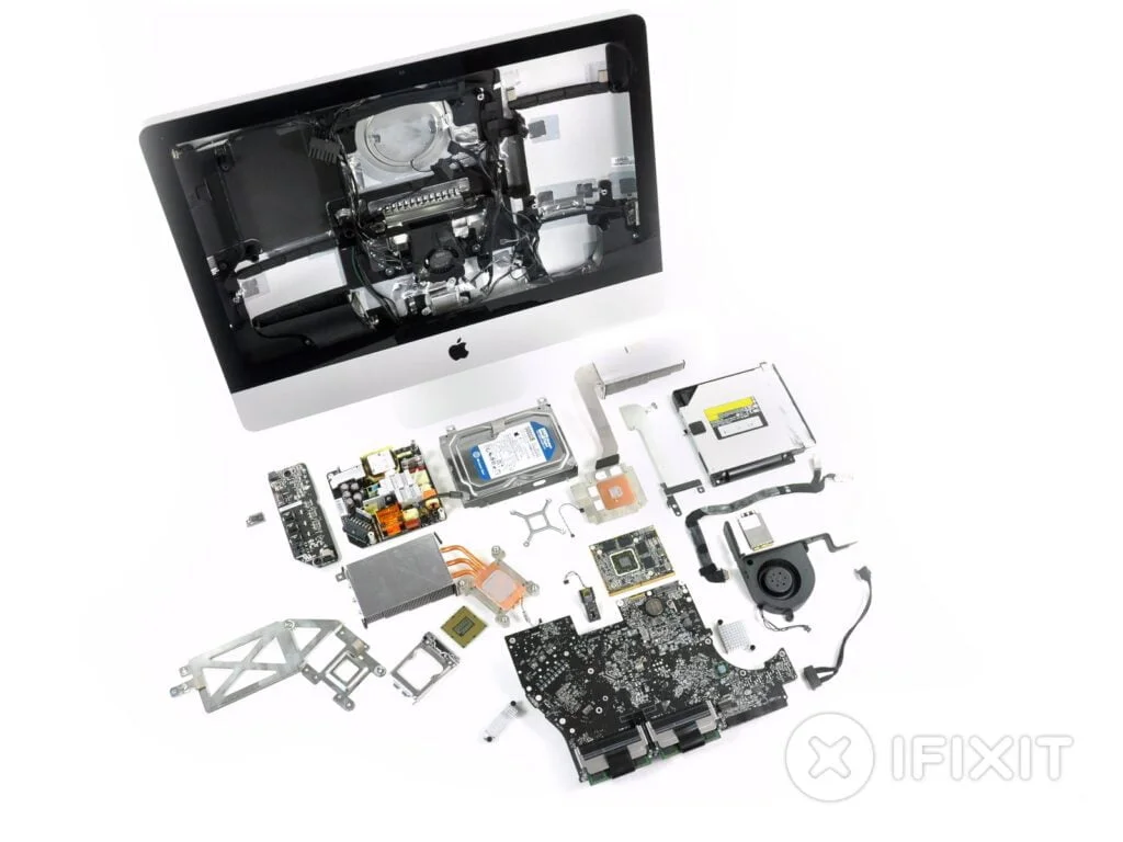 Foto del nuovo iMac smontato pezzo pezzo 1 iMac iFixIt
