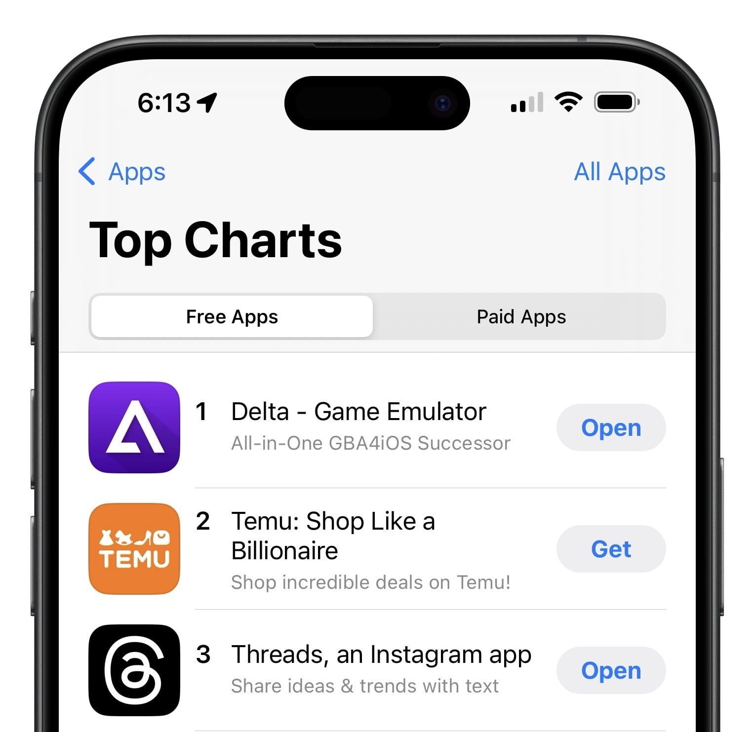 AltStore PAL: solo una mossa commerciale per vendere l’app Delta 1 L’app Delta al primo posto nell’App Store USA