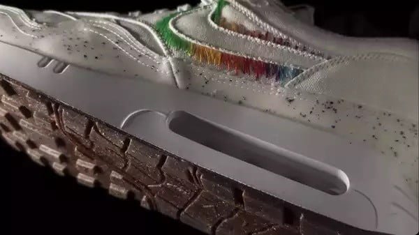 a close up of a shoe
