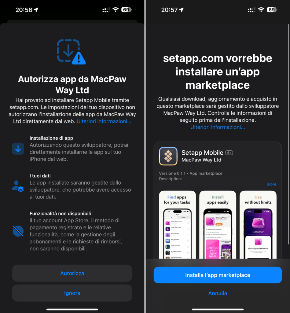 Sideloading: Il Boom Mancato dei Negozi di App Alternativi 3 Setapp Mobile