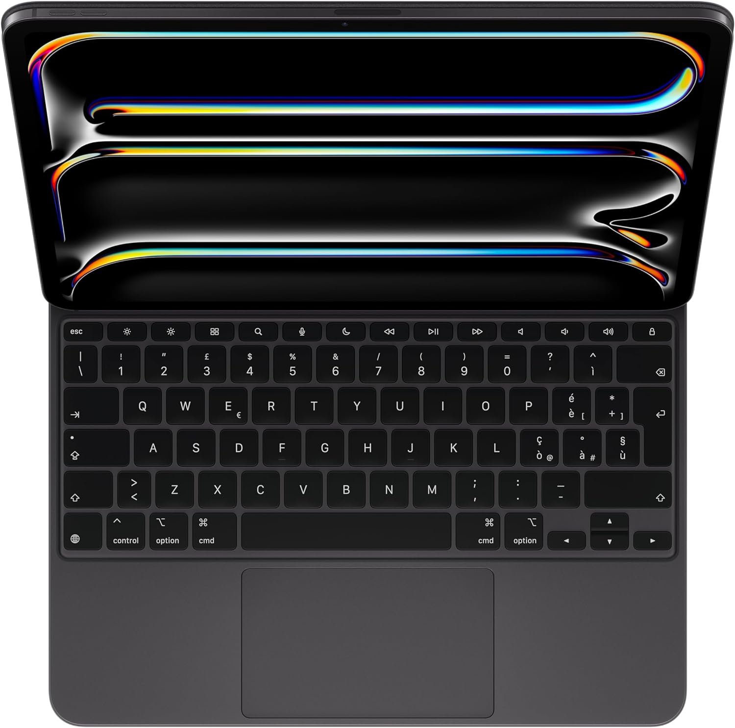 Tutto Quello che Devi Sapere sulla Magic Keyboard 2024 per iPad 2 a laptop with a colorful screen