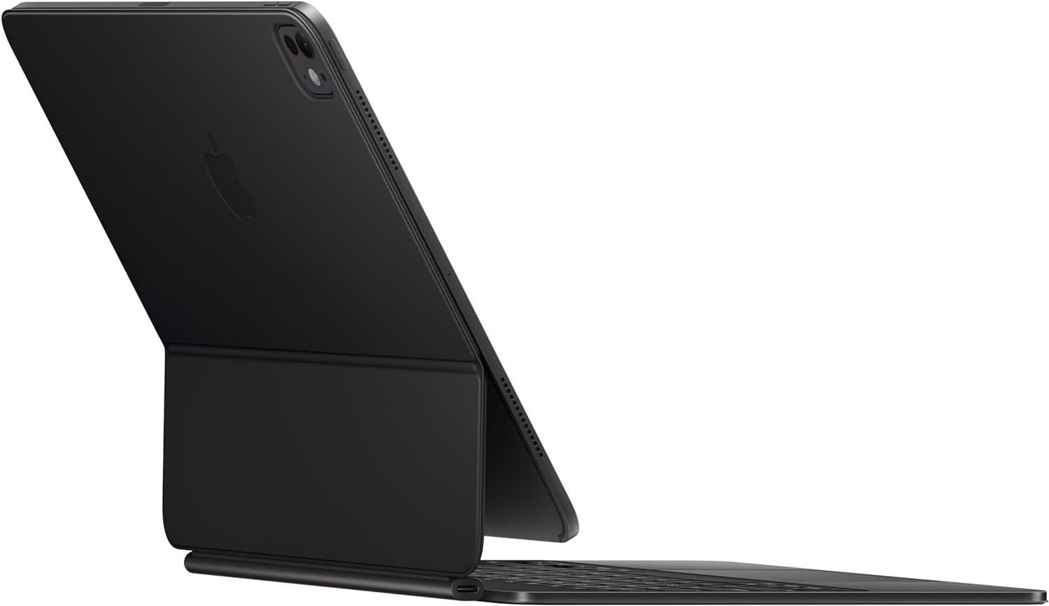 Tutto Quello che Devi Sapere sulla Magic Keyboard 2024 per iPad 3 a black tablet with a keyboard