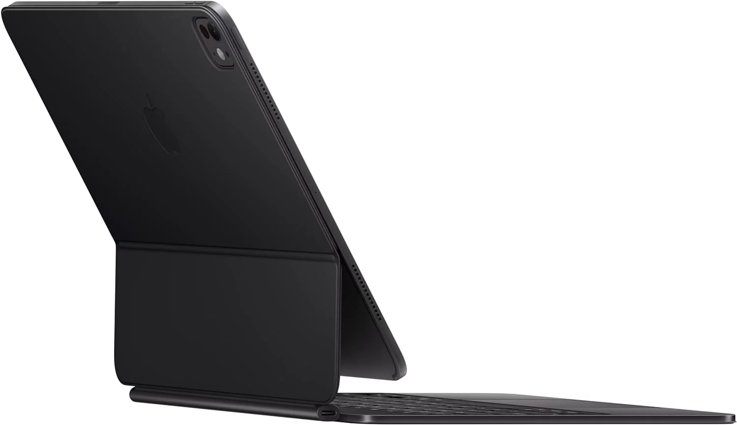 Tutto Quello che Devi Sapere sulla Magic Keyboard 2024 per iPad 3 a black tablet with a keyboard