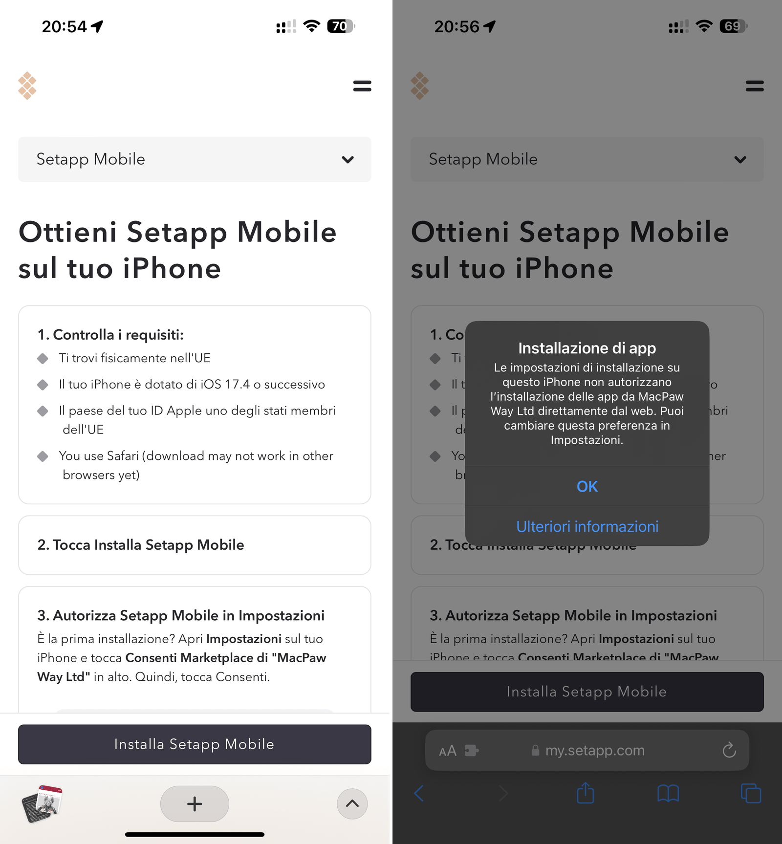 Setapp Mobile: La Recensione Completa del Negozio di App Alternativo 2 Primo passo di Setapp
