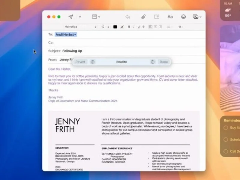 Mail Apple Intelligence