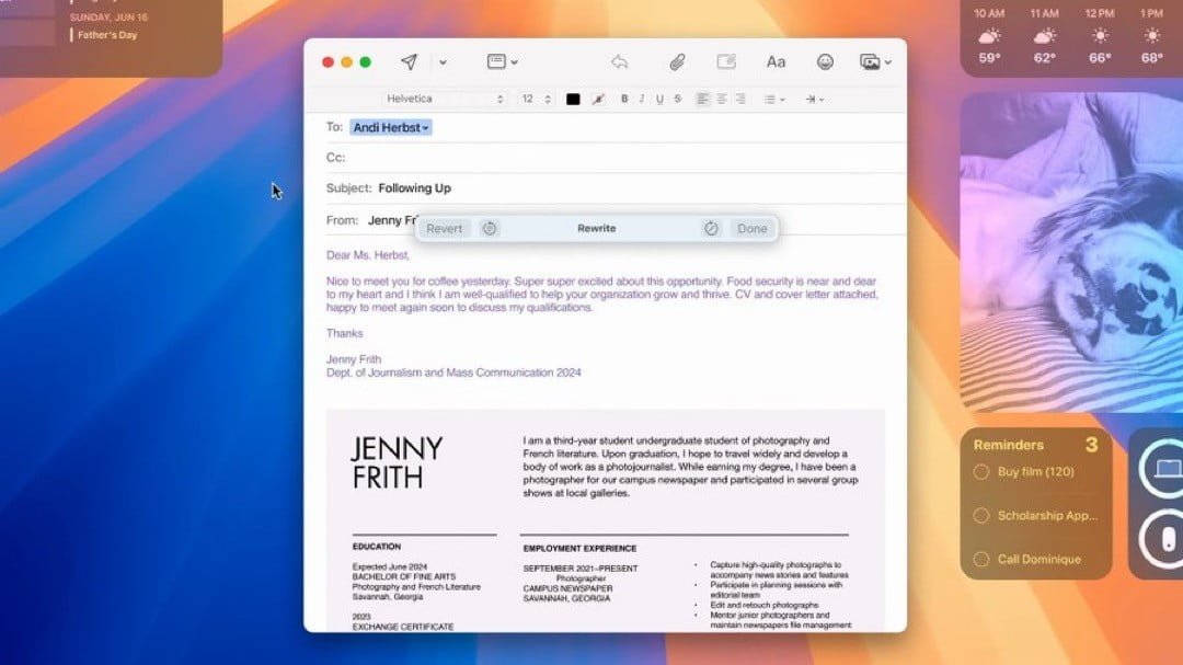 Apple Intelligence alla WWDC 2024: Un Approfondimento Completo 5 Mail