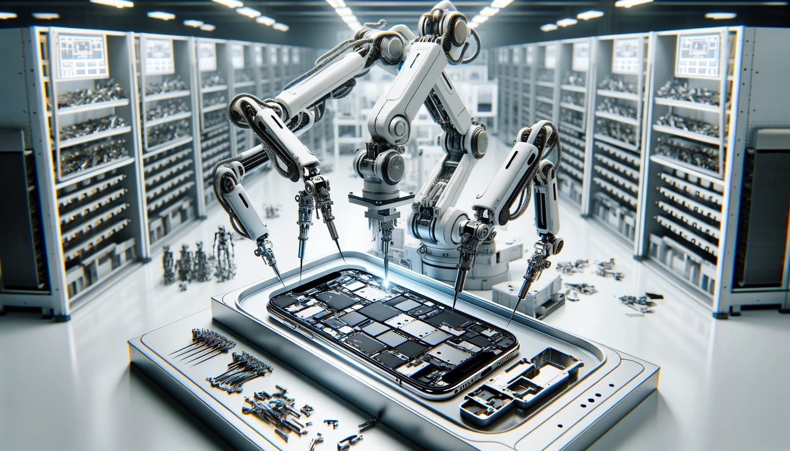 Liam 2.0 di Apple: Come il Robot di Riciclo Rivoluziona il Recupero dei Componenti dell'iPhone 1 Robot iPhone