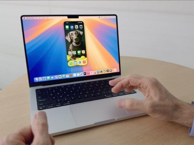 iPhone Mirroring nel Mac