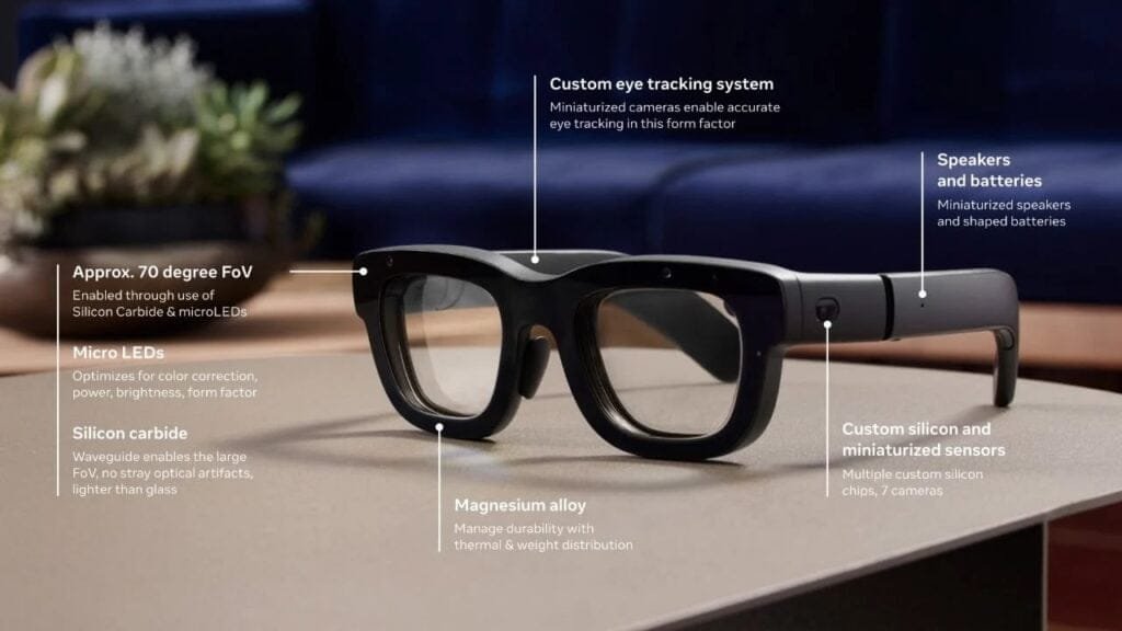 Occhiali Orion di Meta: tutto ciò che devi sapere 3 ar glasses 4