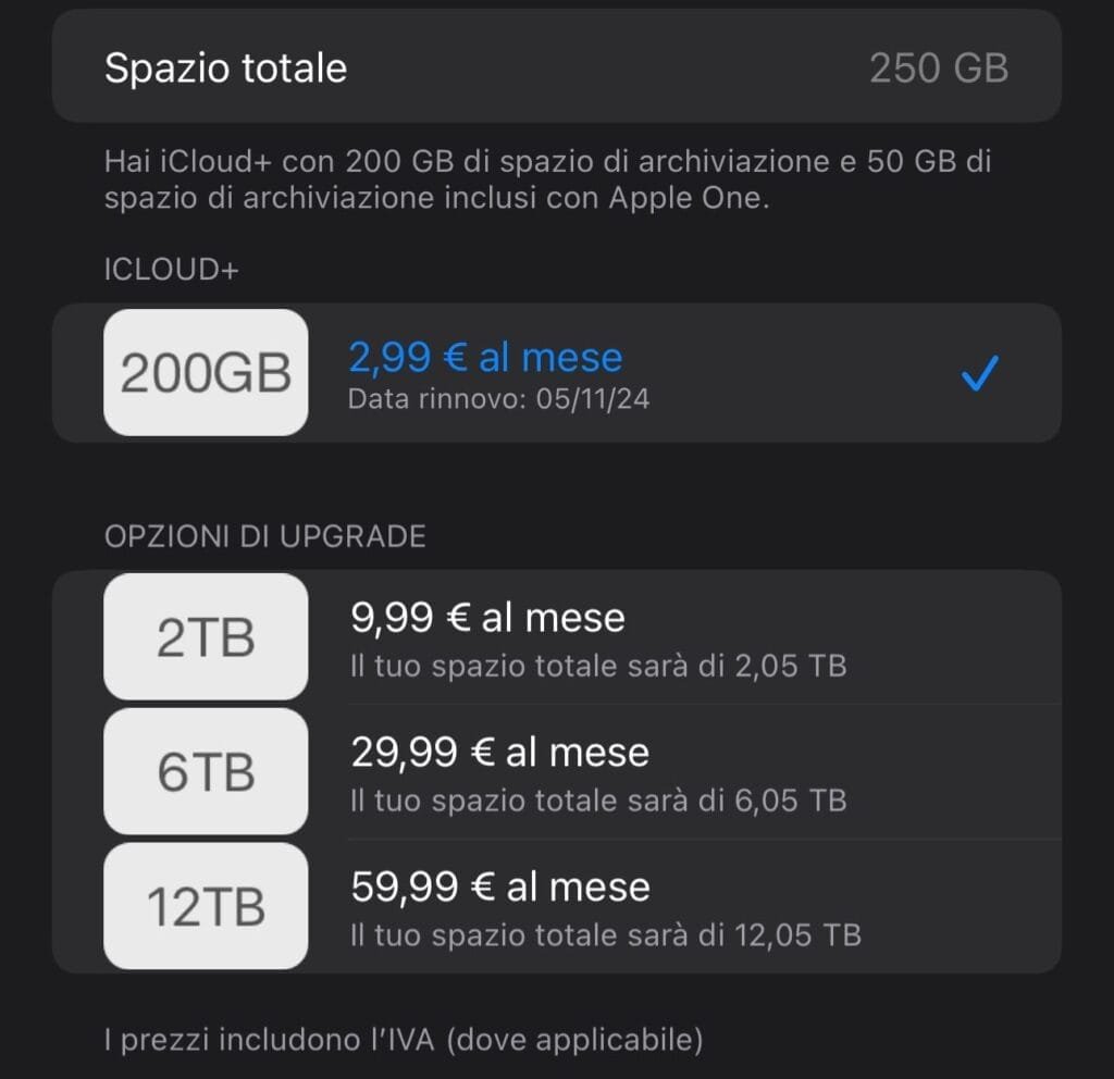 iCloud: Apple Ci Serve Più Spazio A Prezzi Più Bassi 3 tier iCloud 2024