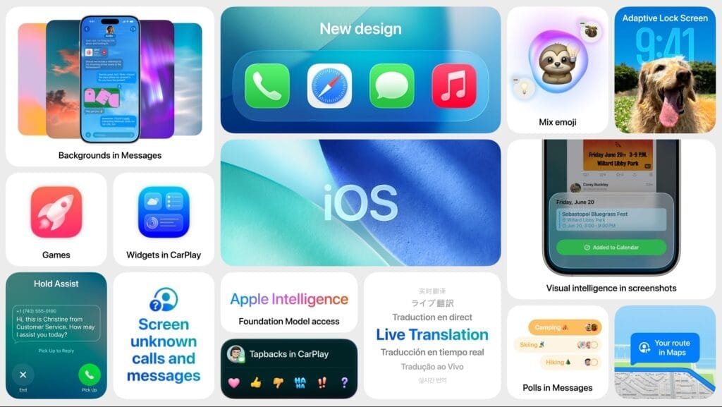 iOS 26, macOS Tahoe e Altri disponibili al download 1 iOS 26
