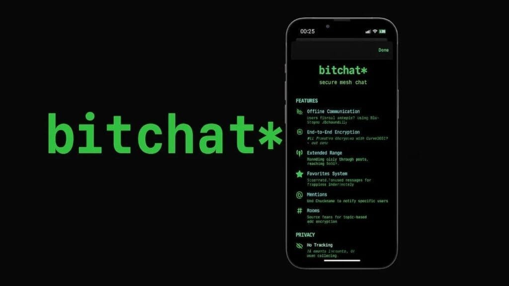 Bitchat: Messaggistica Bluetooth Senza Internet by Dorsey 1 Bitchat