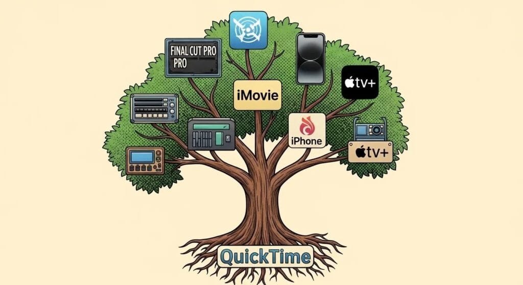 QuickTime: i Segreti dell'Eroe Silenzioso di Apple 1 Interfaccia del software QuickTime di Apple
