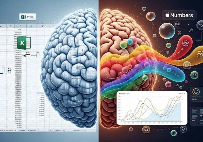 Numbers vs Excel