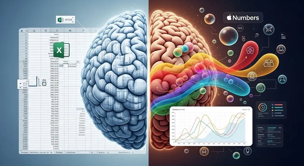 Numbers vs Excel