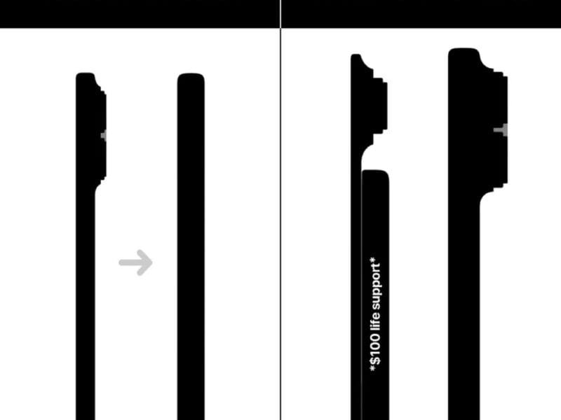 iPhone sottile vs Batteria