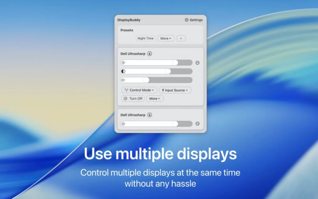 DisplayBuddy per Mac: Controllare i Monitor Esterni Diventa Semplice 2 DisplayBuddy 2