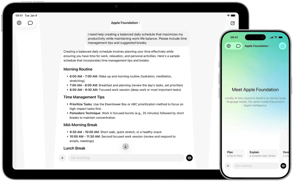 Locally AI: l'IA Abita sul Tuo iPhone 1 Locally AI