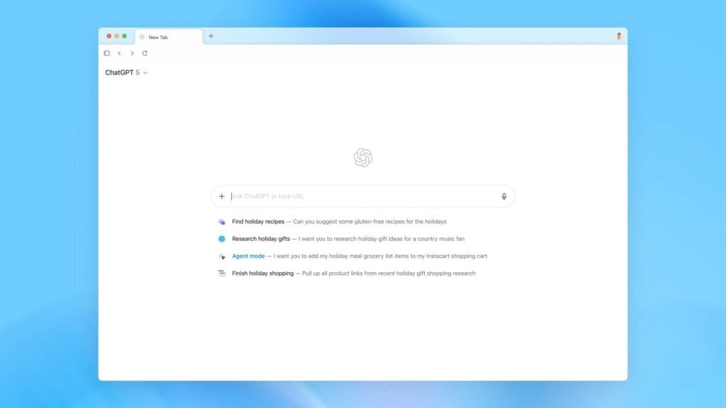 ChatGPT Atlas: 5 funzionalità del nuovo browser AI di OpenAI 1 chatGPT Atlas 1