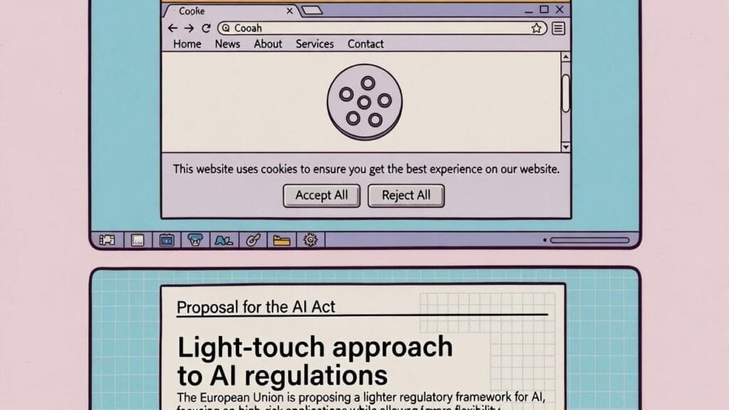 UE addio cookie banner