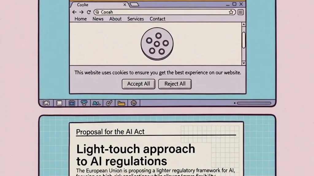 UE addio cookie banner