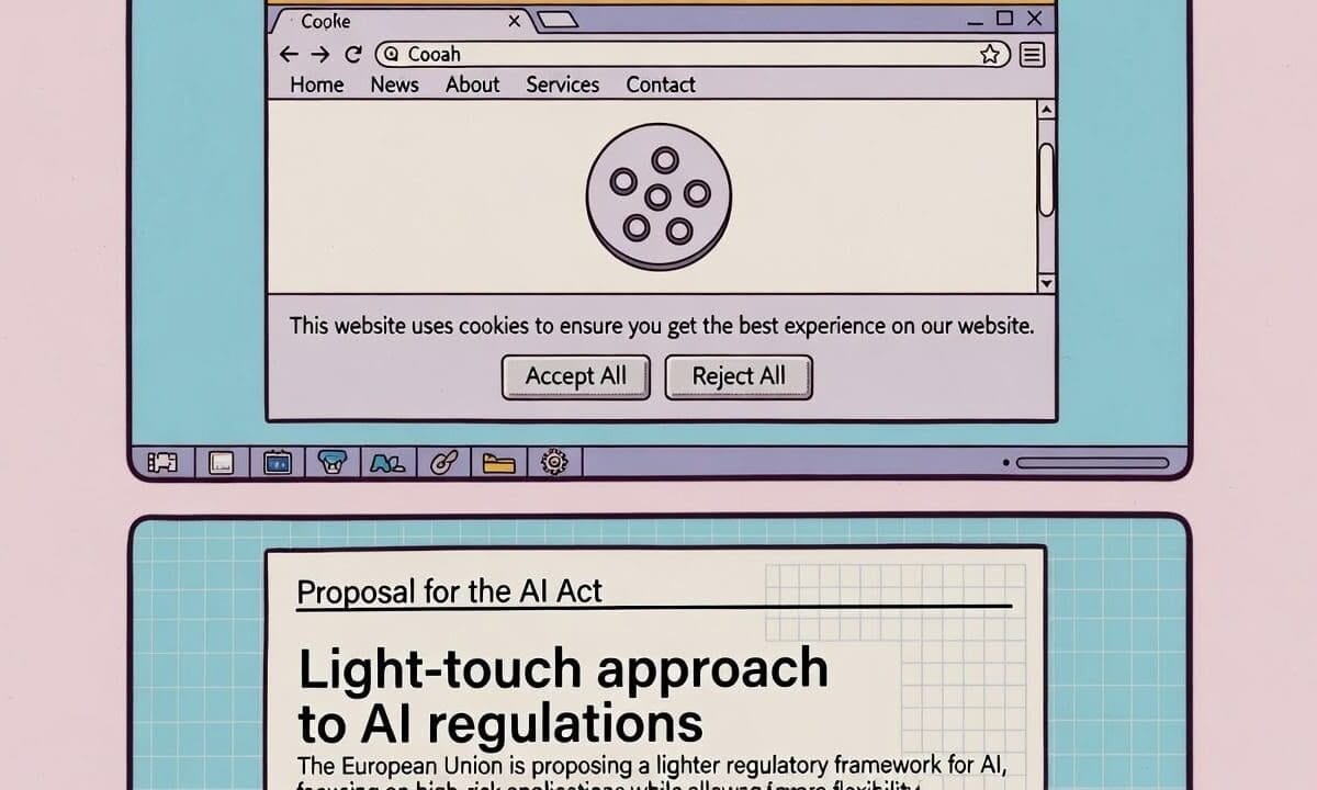 UE addio cookie banner