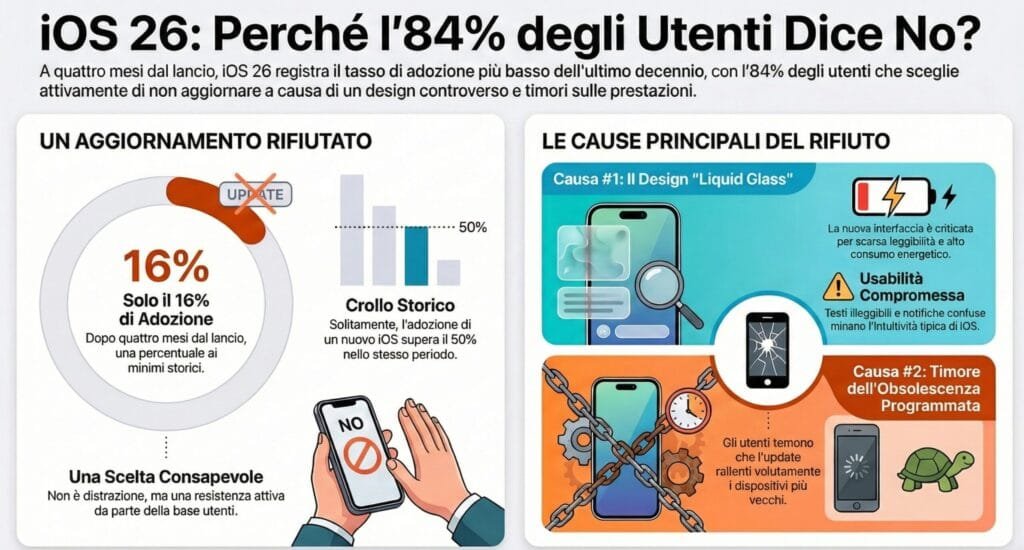Adozione iOS 26 3